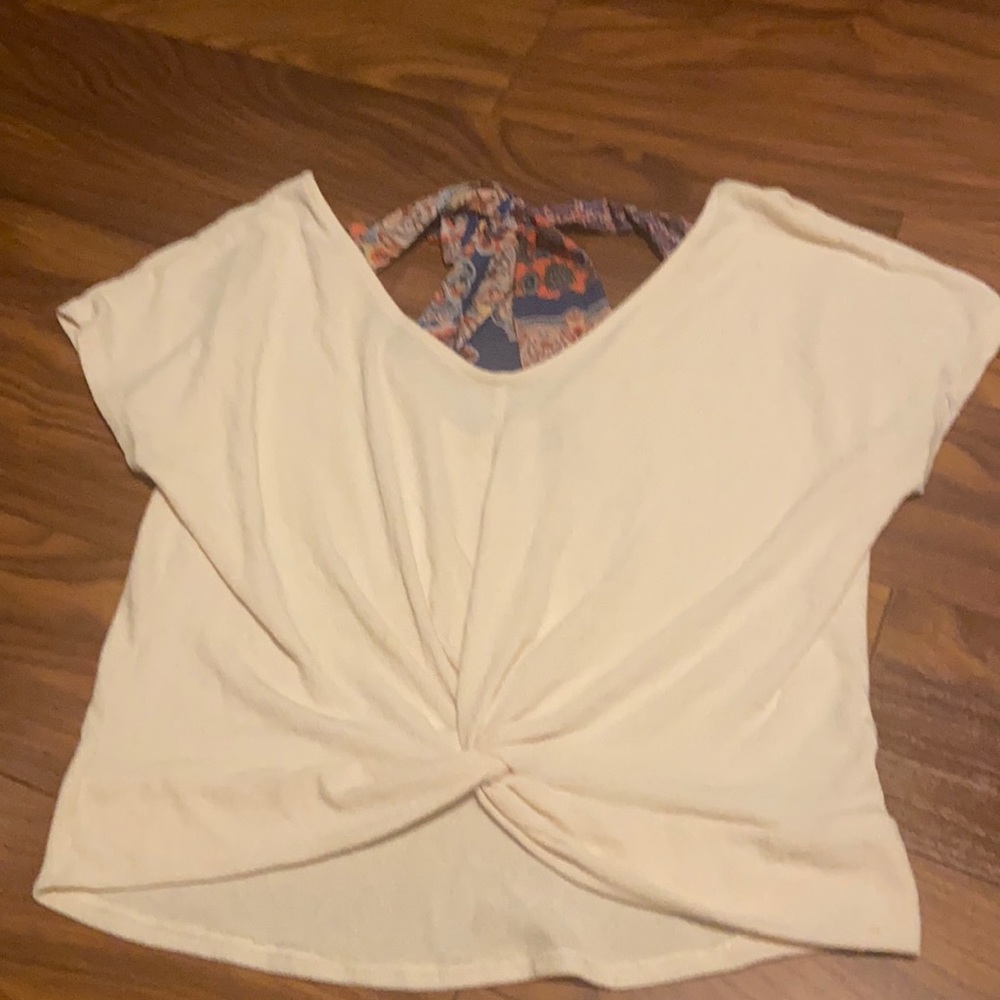 NWOT tie back top